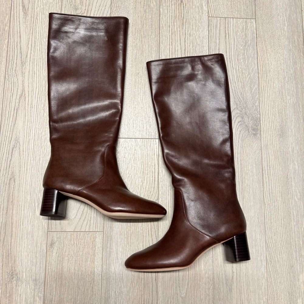 Loeffler randall brown tall boots size 7.5 - Picture 2 of 8
